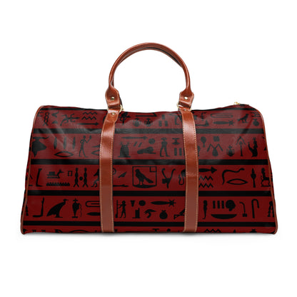 Hieroglyphic Legacy Waterproof Travel Bag